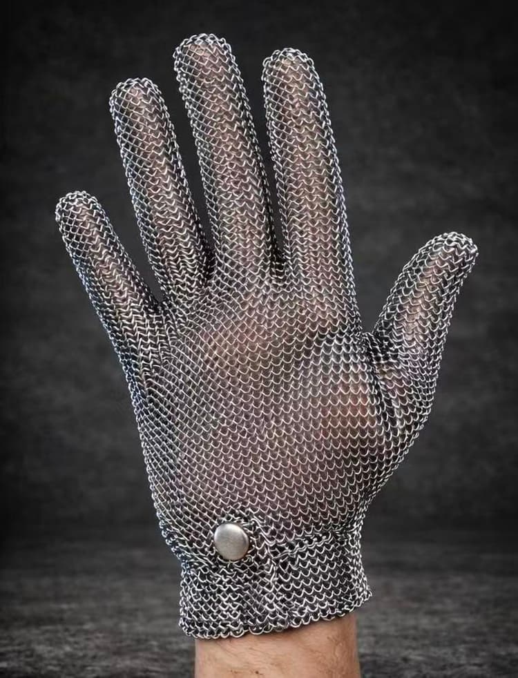 Spring Strap Stainless Steel Gloves