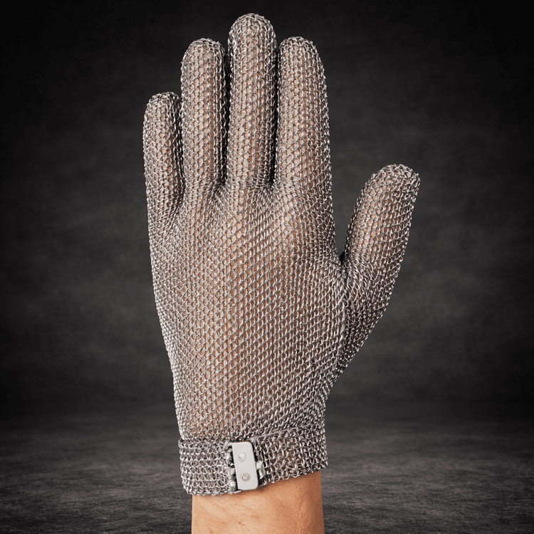 Hook Strap Stainless Steel Gloves